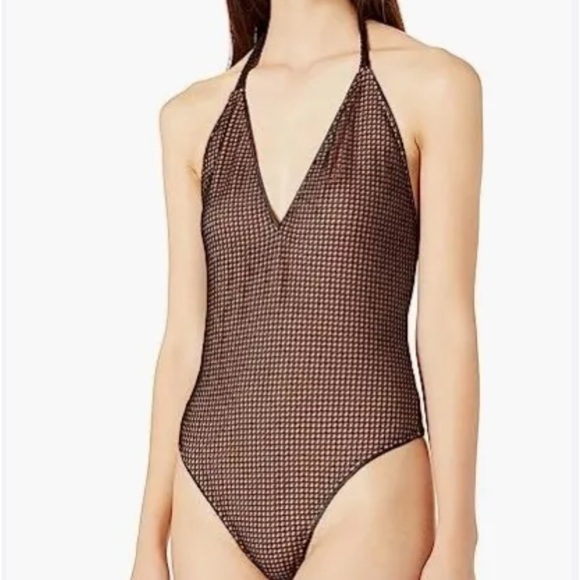 Cosmopolitan Dress The Population Bridgette Mesh Fully lined Deep V body… - Picture 3 of 11